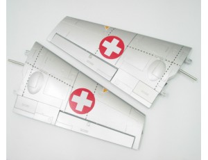 Freewing DH-112 Venom V2 Swiss Silver Main Wing Set Freewing DH-112 Venom V2 Swiss Silver Main Wing Set